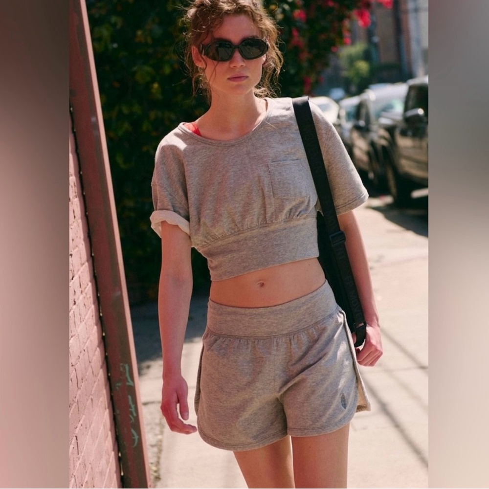 Gray Women's Casual Two-Piece Set